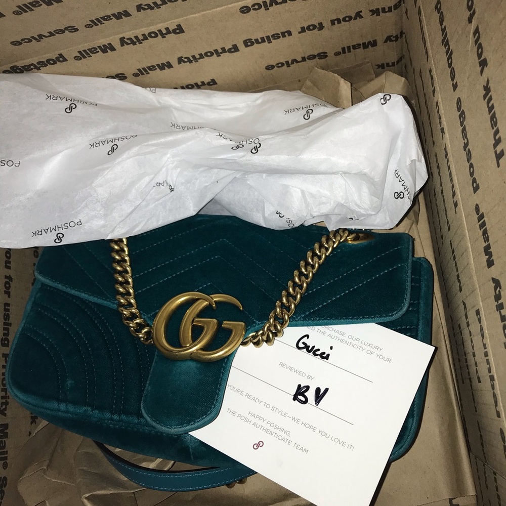 SOLD ❌❌Gucci mini Marmont matelesse velvet